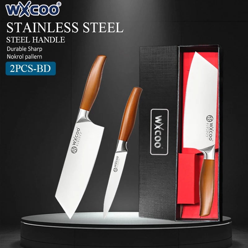 Stainless Steel Kitchen Utility Knife - Durable Fruit Cutting Tool