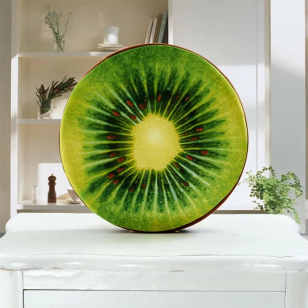 33cm Fruit Shape Reading Pillow - Lint-Free Back Support Cushion