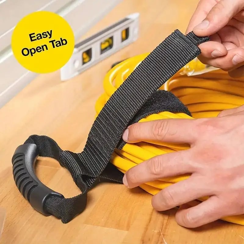 Heavy-Duty Extension Cord Organizer Strap with Handle - Multipurpose