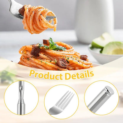 Extendable Non-Slip Fork - Portable Retractable Tableware