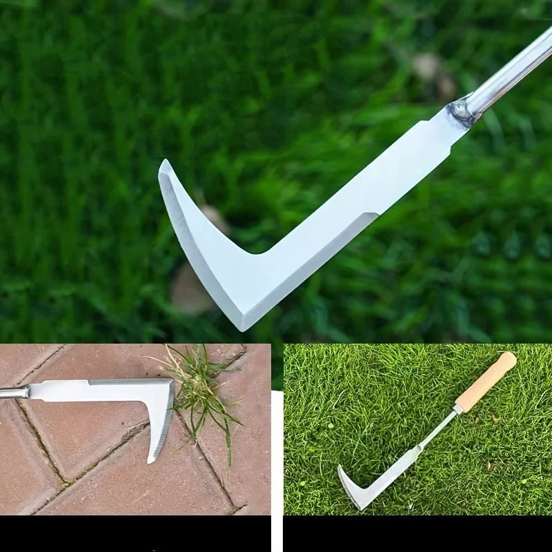Stainless Steel L Shaped Gap Weeding Tool - Precision Garden Hand Tool