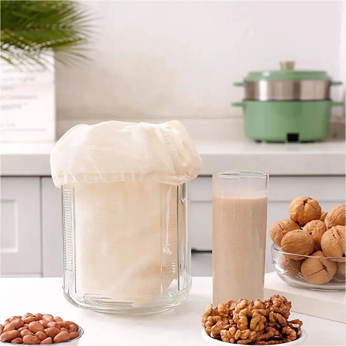 Cotton Gauze Filter Cloth - Multi-Purpose Kitchen Strainer Tool