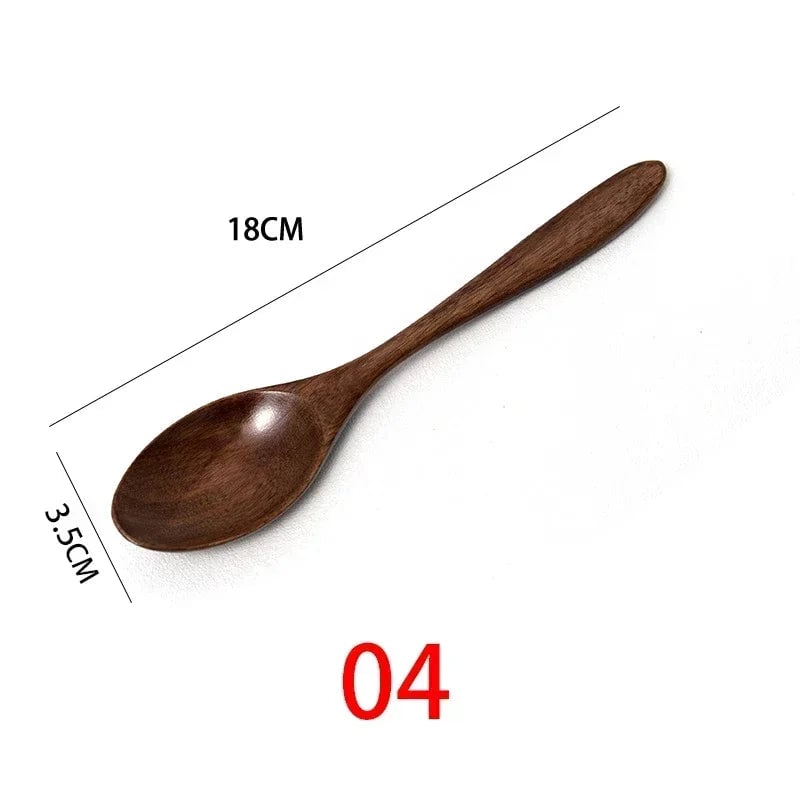 Natural Wooden Cooking Spoons - Multi-Purpose Kitchen Utensil Set