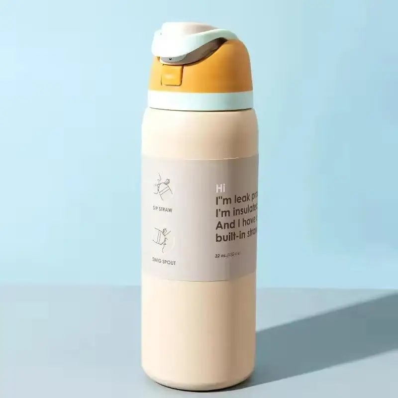 Stainless Steel Vacuum Insulated Sports Water Bottle 500ml Thermal