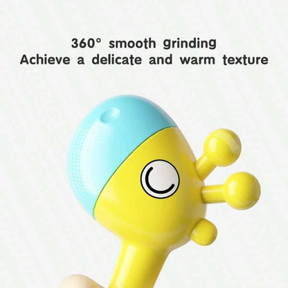 Soft Baby Hand Rattle Educational Toy - Gentle Sound Early Learning