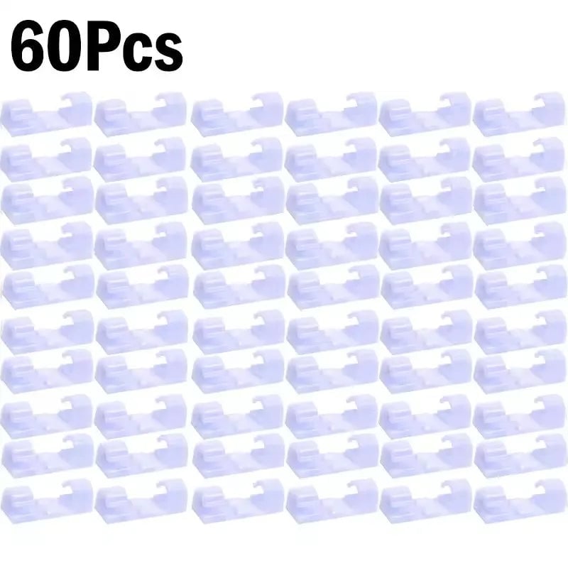 Self-Adhesive Cable Clips Organizer Wire Holder Cord Management