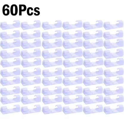 Self-Adhesive Cable Clips Organizer Wire Holder Cord Management