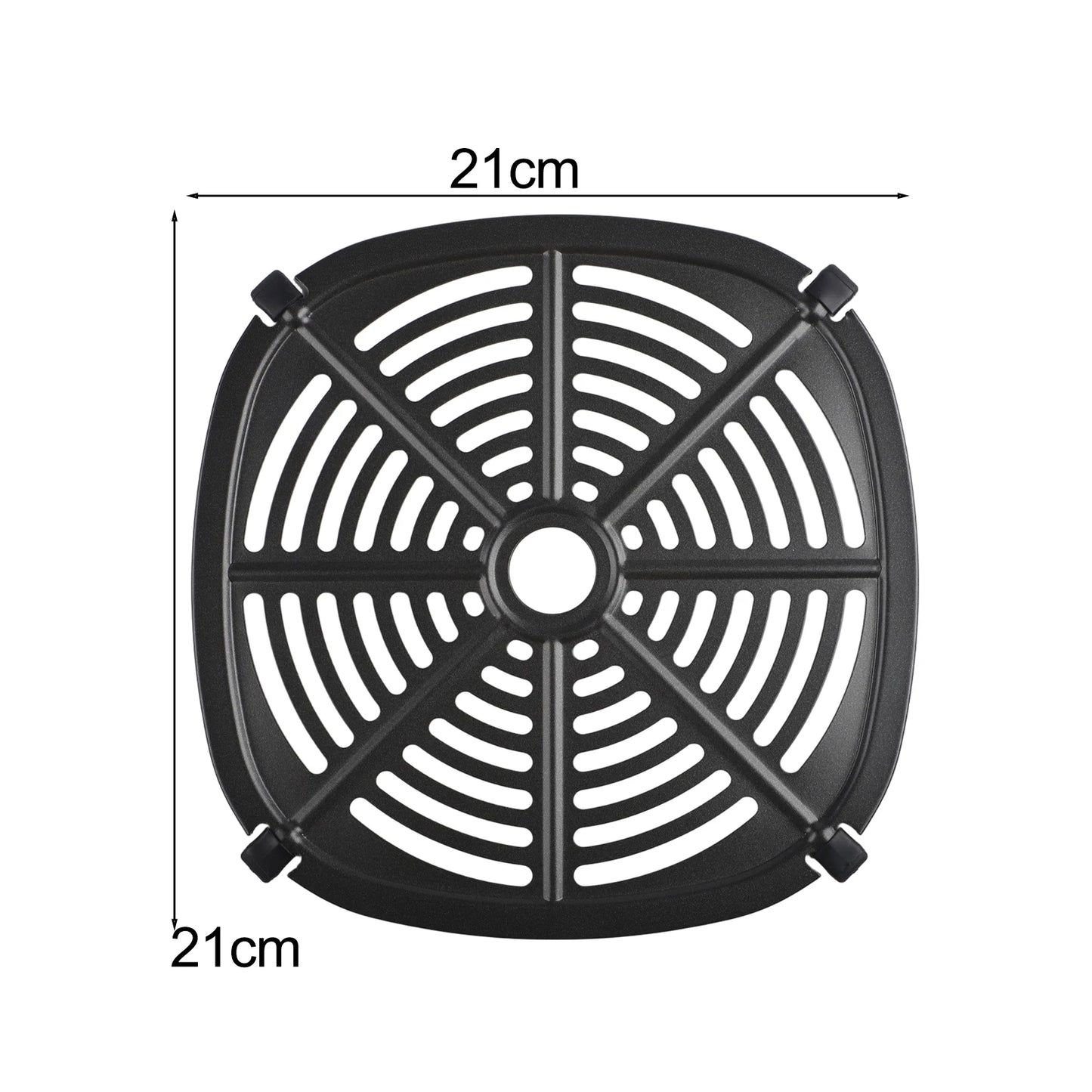 Air Fryer Basket Replacement Grill Pan with Food Divider Tray