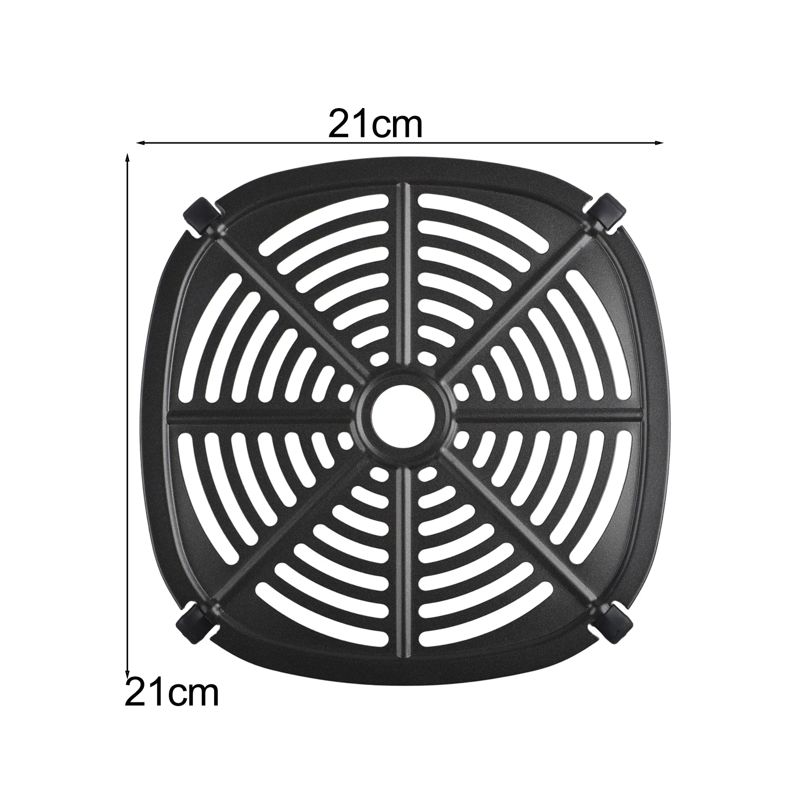 Air Fryer Basket Replacement Grill Pan with Food Divider Tray