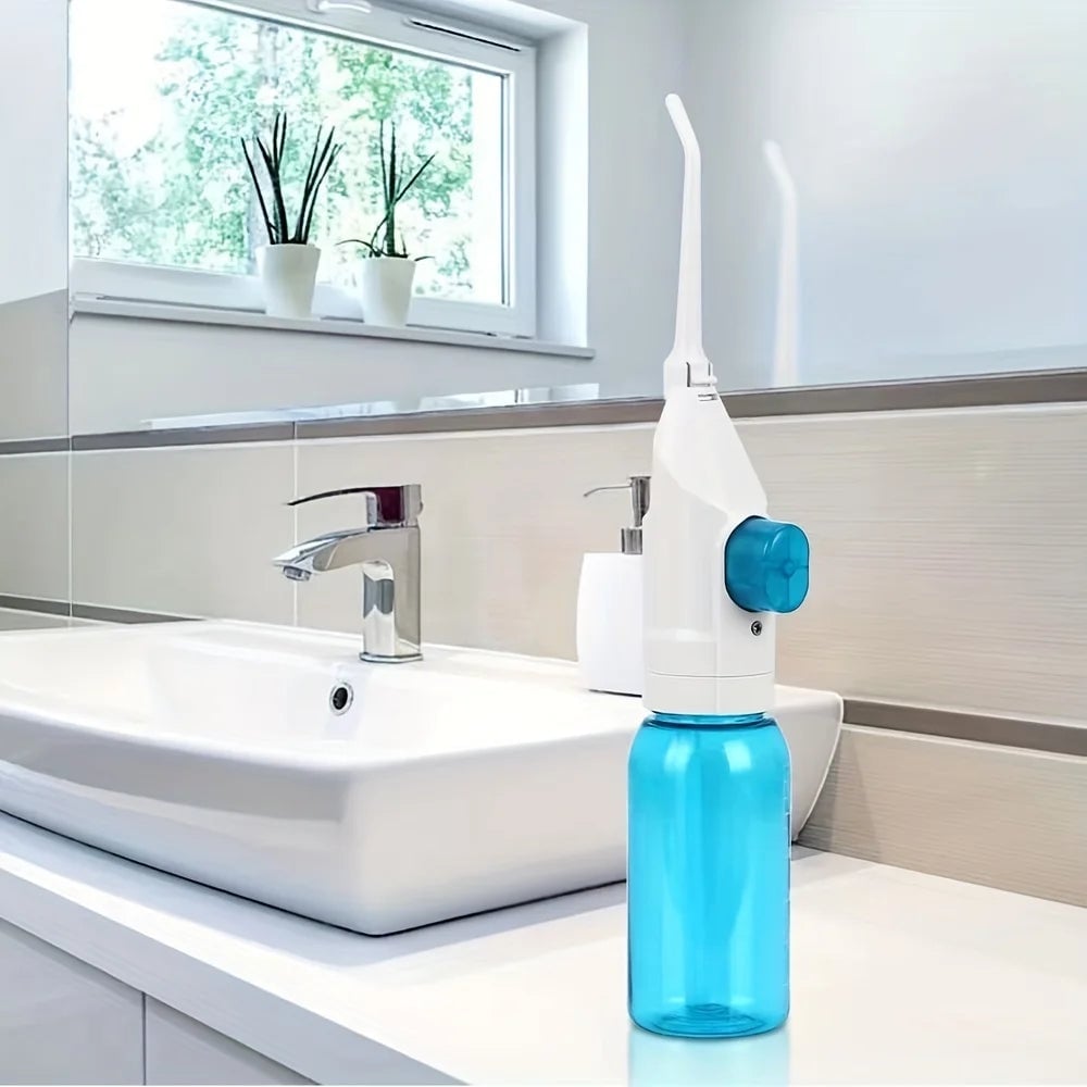 Portable High Pressure Water Dental Irrigator Manual Teeth Cleaning