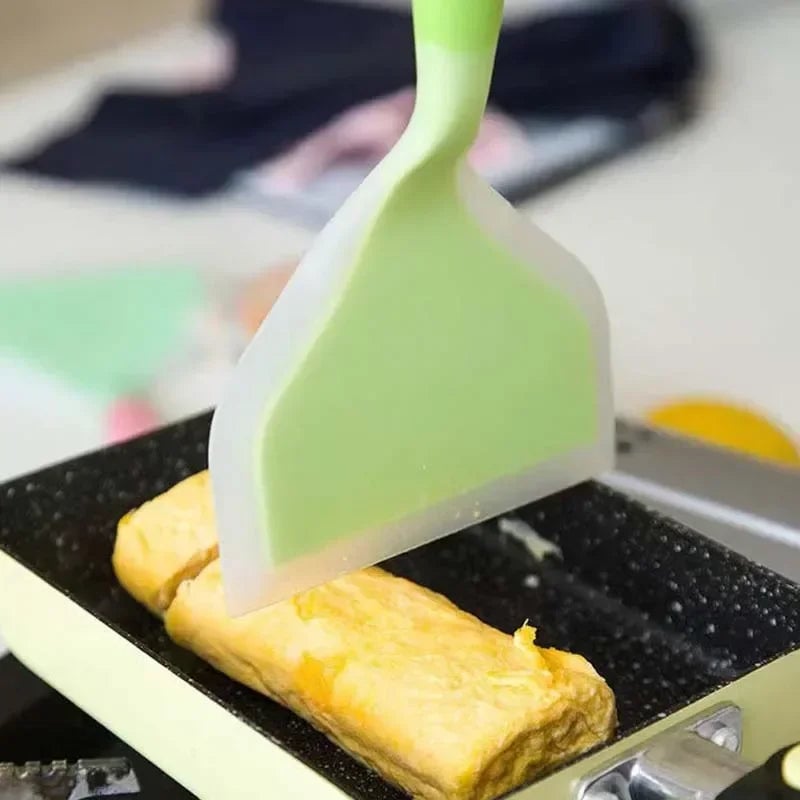 Wide Mouth Silicone Spatula Non-Stick Scraper for Cooking & Baking