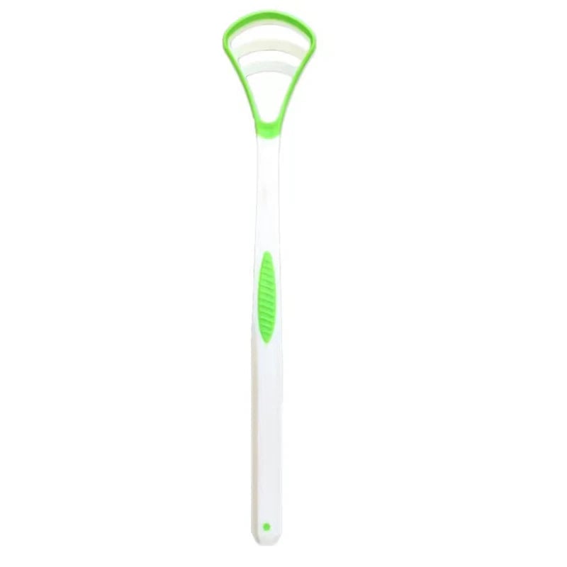 Silicone Tongue Scraper Double-Sided Ergonomic Handle Oral Hygiene