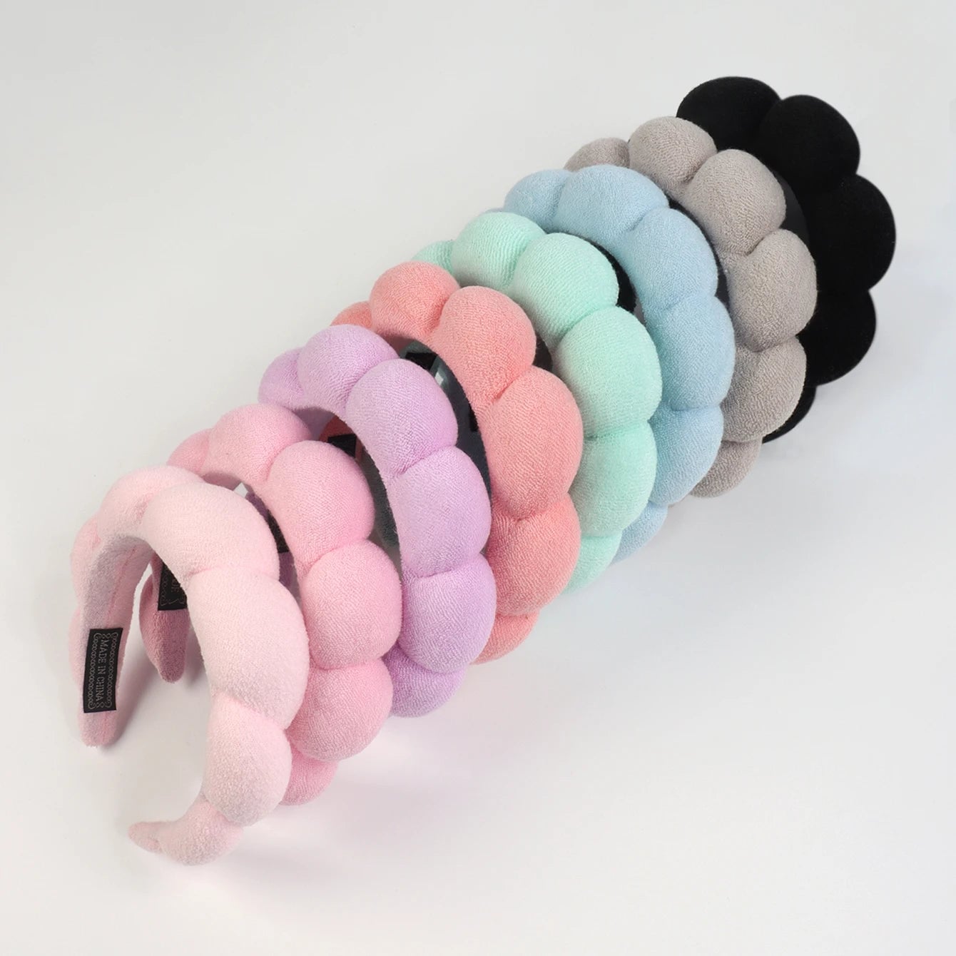 Microfiber Spa Headband Set - Face Washing Scrunchie Wristbands