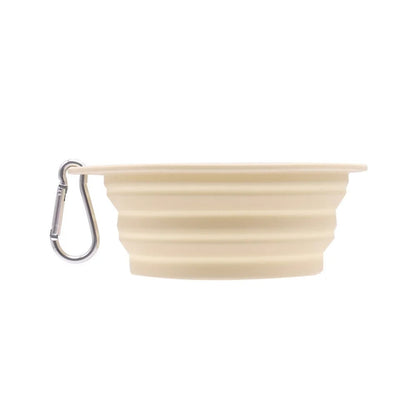 Foldable Dog Bowl Portable Collapsible Pet Travel Water Food Dish