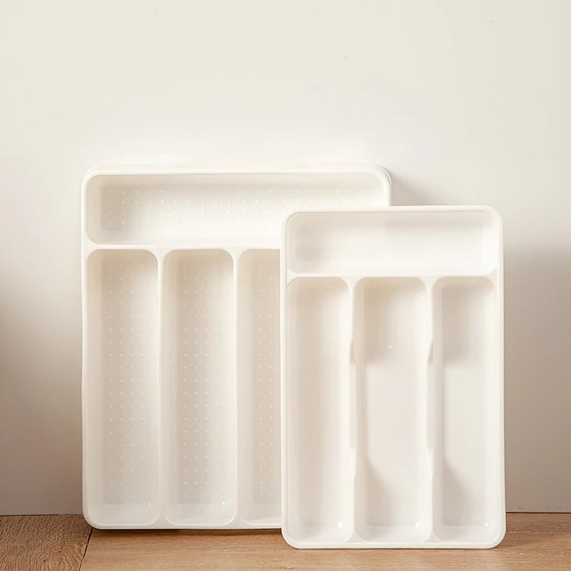 Adjustable Kitchen Drawer Organizer Divider Tray for Utensils