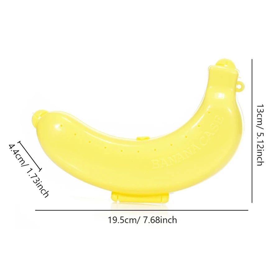 Banana Storage Box Outdoor Travel Case Protector Container Holder