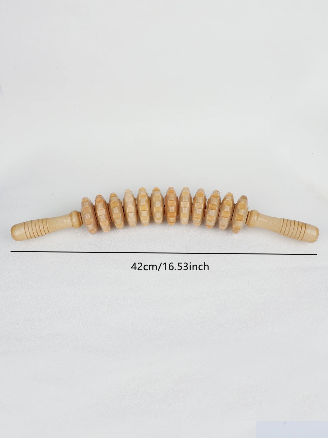 Wood Therapy Roller Gear Stick - Cellulite Lymphatic Drainage Tool