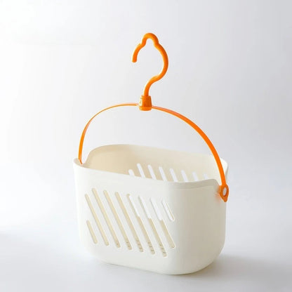 Multi-Purpose Hanging Storage Basket - Open Plastic Organizer