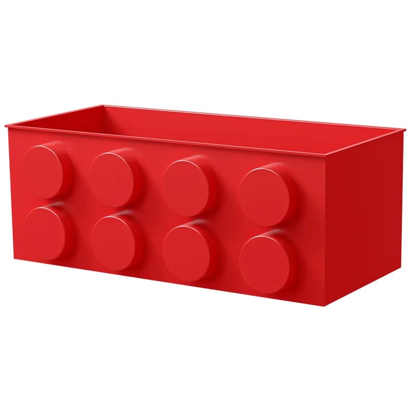 Magnetic Building Block Refrigerator Storage Rack Wall Mount