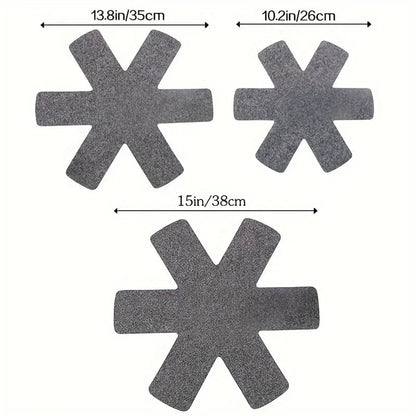 Heat Resistant Felt Pot Pan Protector Divider Pads Cookware Mats