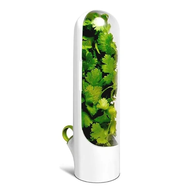 Herb Storage Container Set Fresh Keeper Refrigerator Containers