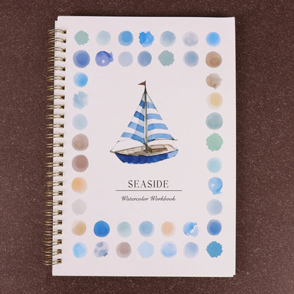 Watercolor Oil Painting Practice Book - Beginner to Advanced Art Album