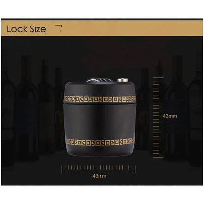 Password Lock Wine Stopper Vacuum Plug Preservation Device Plastic