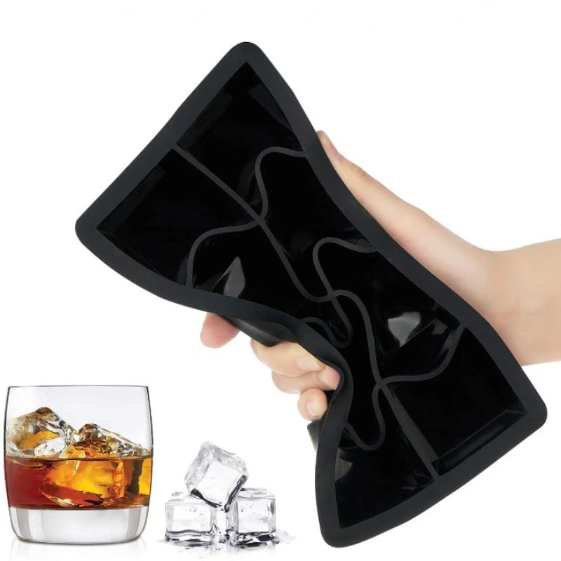 Silicone Ice Cube Maker Mold Tray with Lid - 4/6/8/15 Grid Large Ball