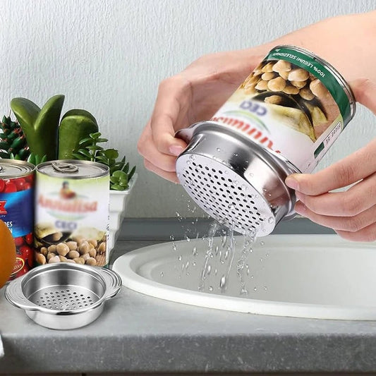 Stainless Steel Universal Can Strainer - Tuna Oil Drainer Colander