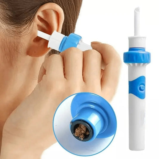 Electric Cordless Earwax Removal Tool - Safe Earpick Cleaner Kit