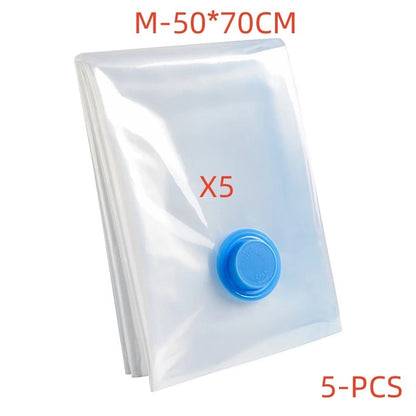 Large Vacuum Storage Bags 3-5PCS Compression Travel Space Saver Set