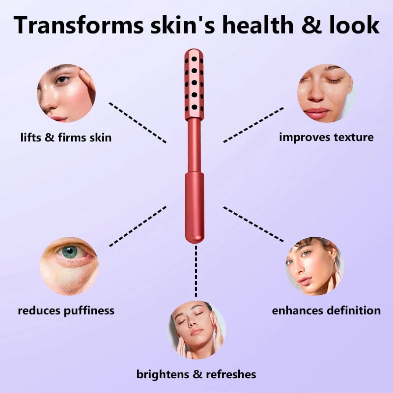 24 Germanium Acupoint Face Roller Stick - Gua Sha Massage Tool