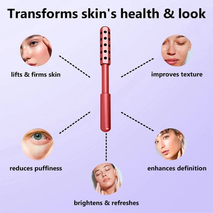 24 Germanium Acupoint Face Roller Stick - Gua Sha Massage Tool
