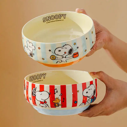 Snoopy Porcelain Bowl 4.5/6inch - Children's Cartoon Cereal Rice