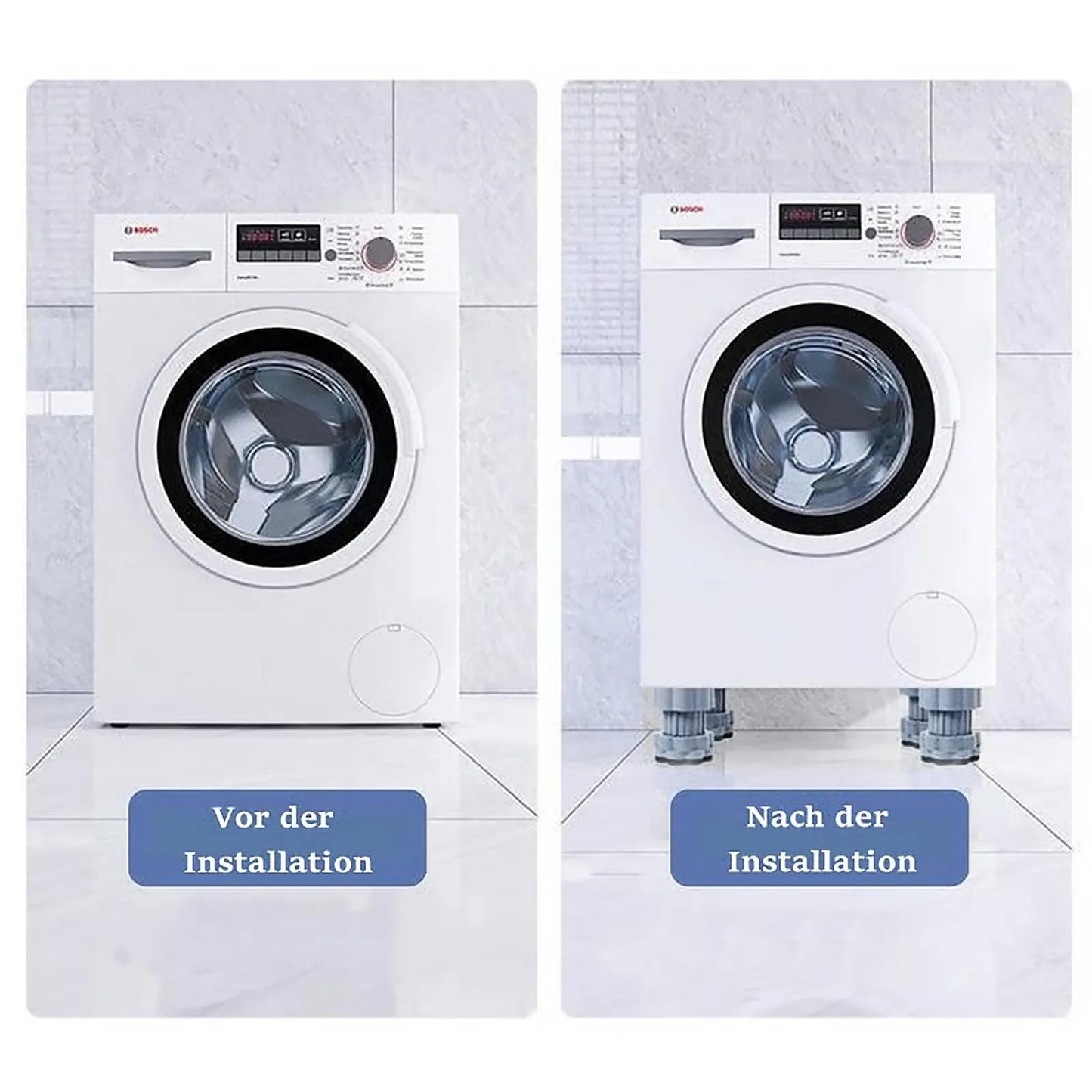 Washing Machine Anti-Vibration Pads Shock Absorbing Foot Dampers Set