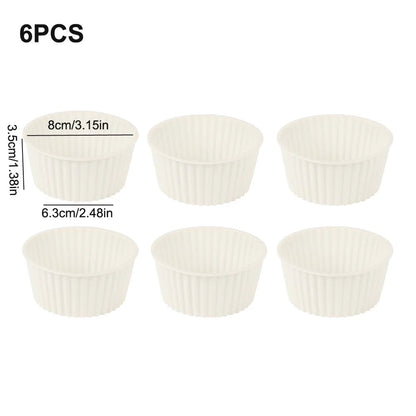 Silicone Air Fryer Cake Mold - Reusable Oven Baking Bowl Pudding
