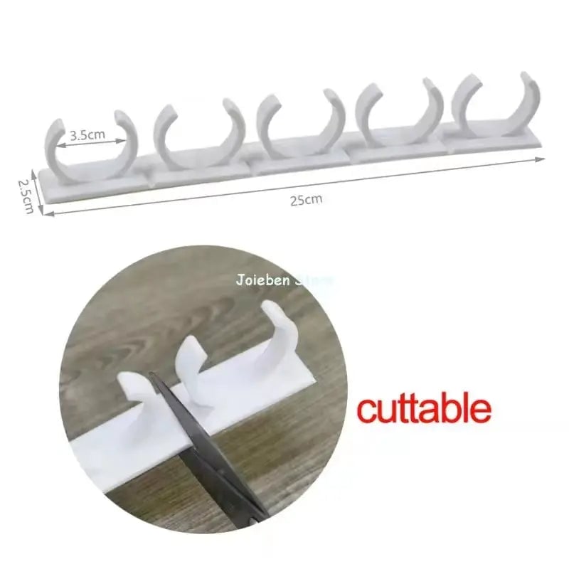 2pcs Grey Plastic Wall-Mounted Adhesive Spice Jar Rack Kitchen Storage