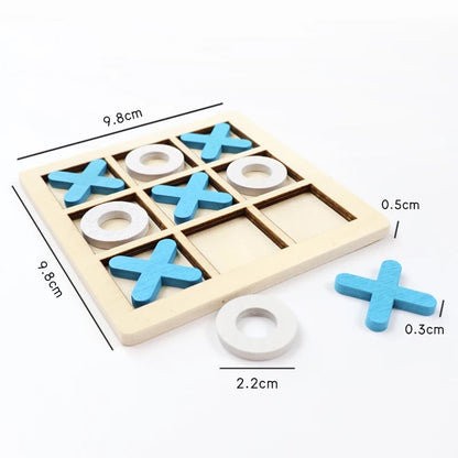 Wooden Chess Puzzle Educational Toy - Montessori Brain Training Game