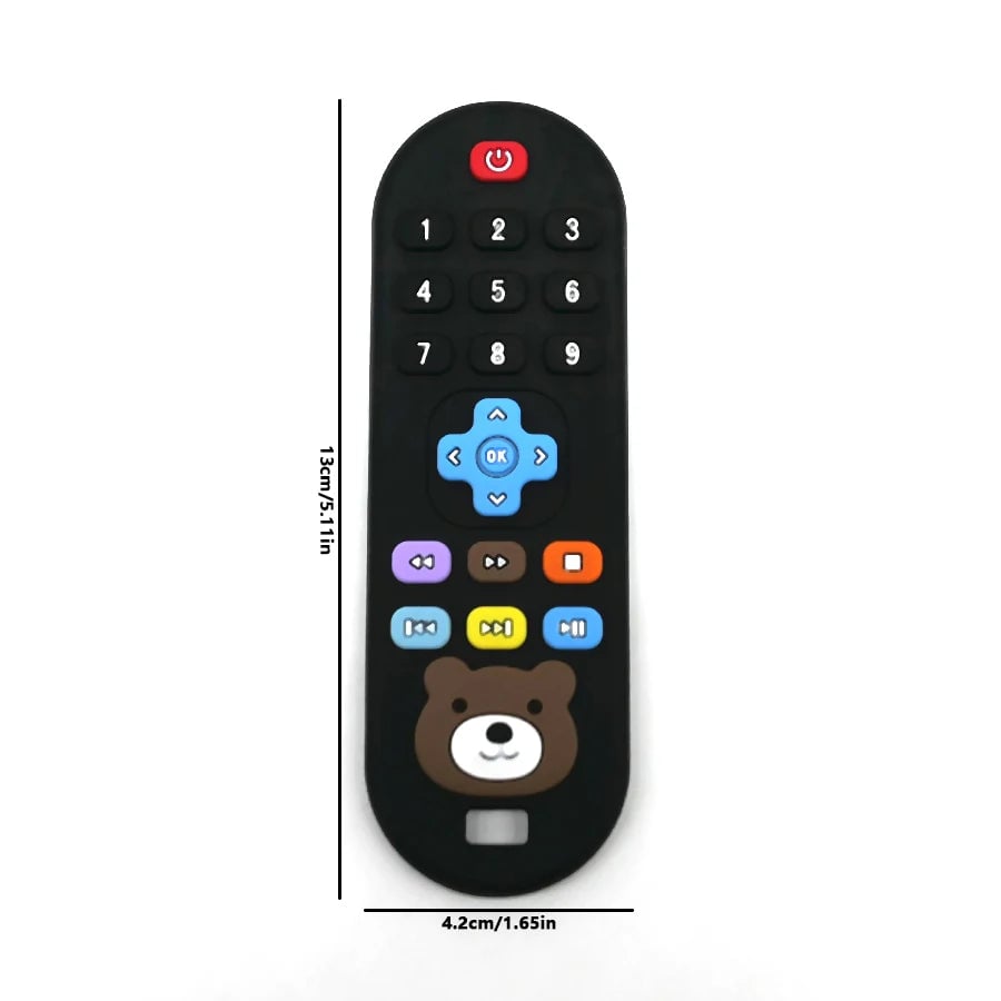 Silicone Remote Control Baby Teether Toys 1-4 Pack Kids Safe