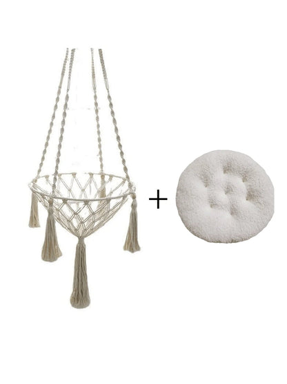 Hand Woven Cotton Rope Cat Hammock - Winter Pet Hanging Basket