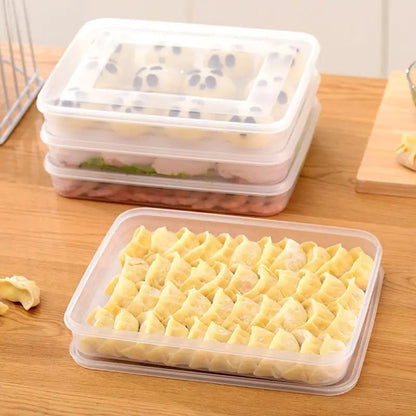 Transparent Kitchen Storage Box Refrigerator Organizer Food Container