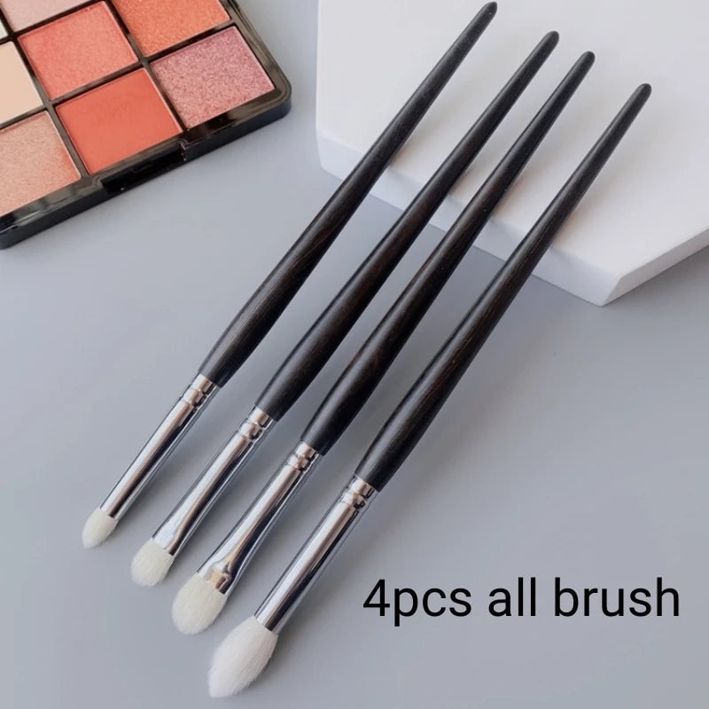 Natural Goat Hair Eyeshadow Blending Brush - Ebony Handle Makeup Tool