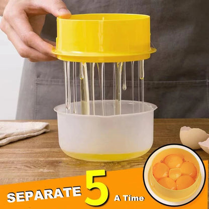Large Clear Egg White Yolk Separator - Professional Baking Tool