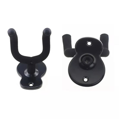 Metal Guitar Wall Mount Hook - Non-Slip Holder for Guitar Bass Ukulele