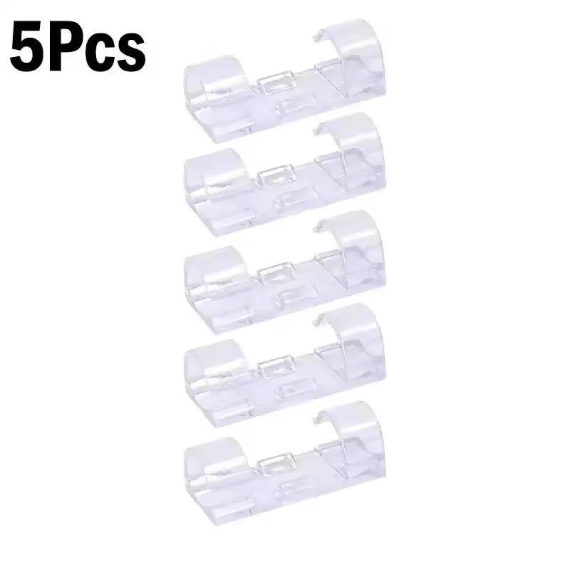 Self-Adhesive Cable Clips Organizer Wire Holder Cord Management