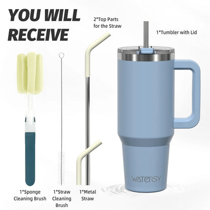 304 Stainless Steel Vacuum Insulated Tumbler 20oz/30oz/40oz Handle