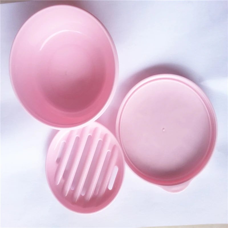 Portable Round Sealed Soap Case - Waterproof Travel Soap Holder