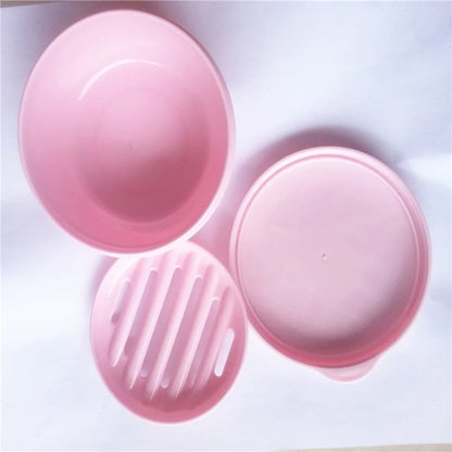 Portable Round Sealed Soap Case - Waterproof Travel Soap Holder