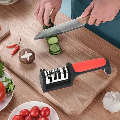 4-Segment Knife Sharpener | Multi-Functional Handheld Sharpening Stone