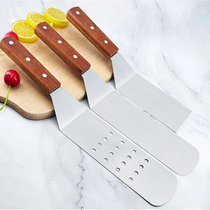 Stainless Steel Non-Stick BBQ Spatula & Grill Scraper Tool
